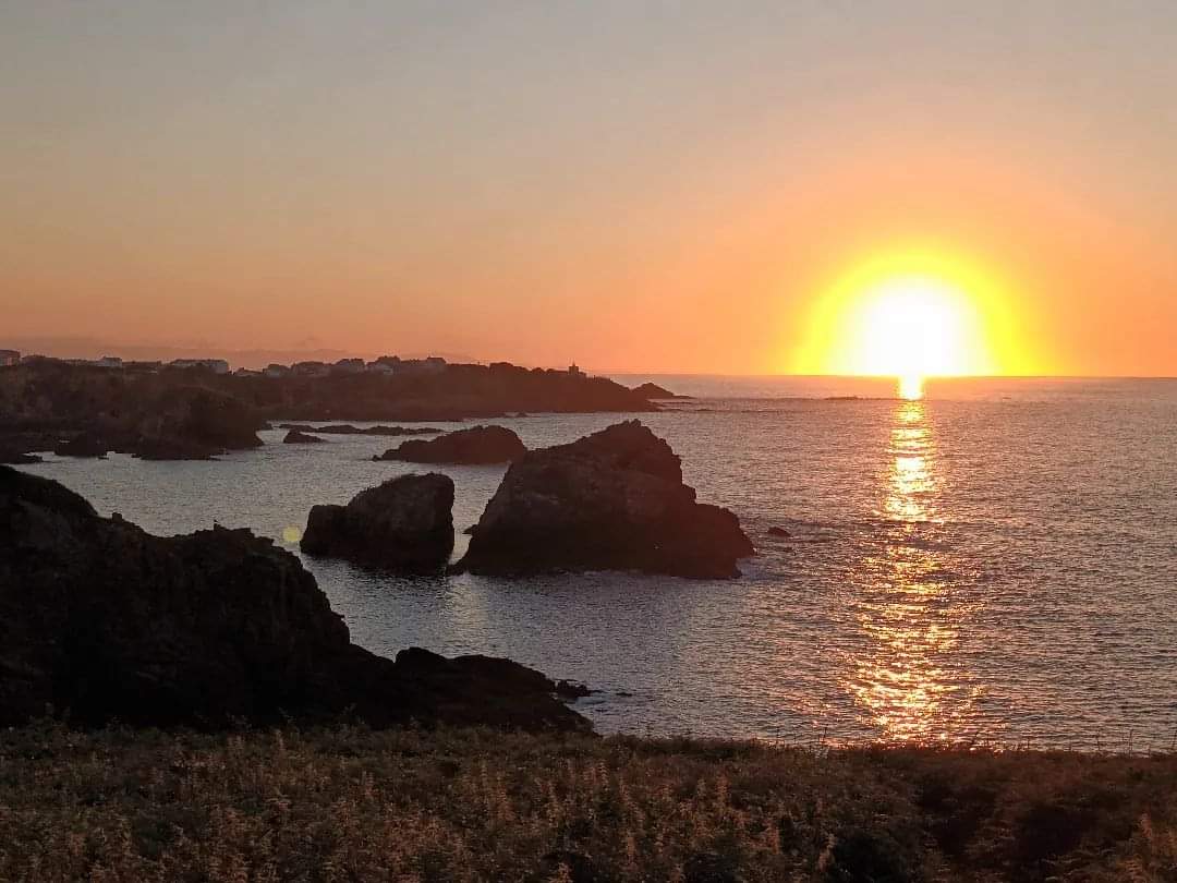 Atardecer en el horizonte