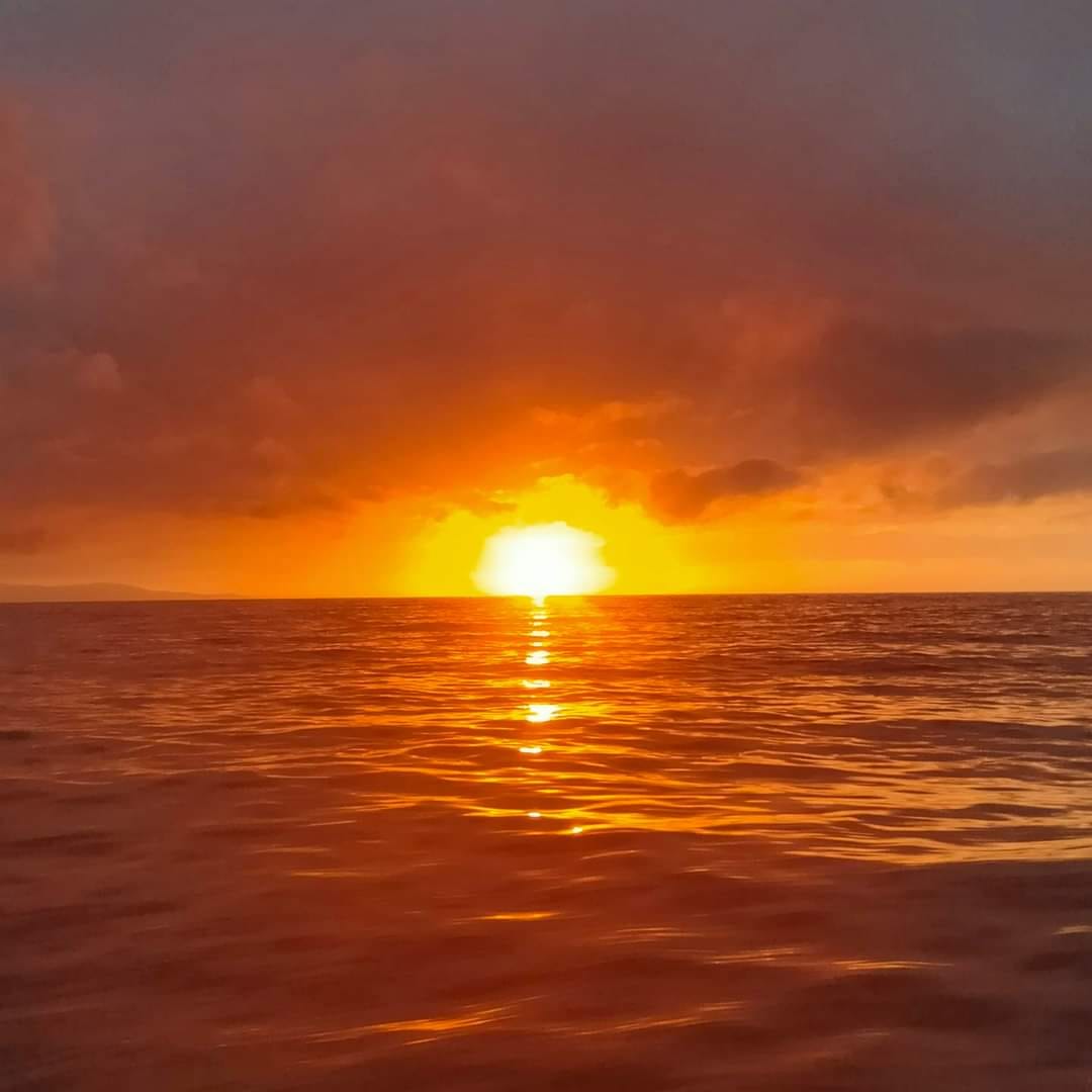 Atardecer en el horizonte