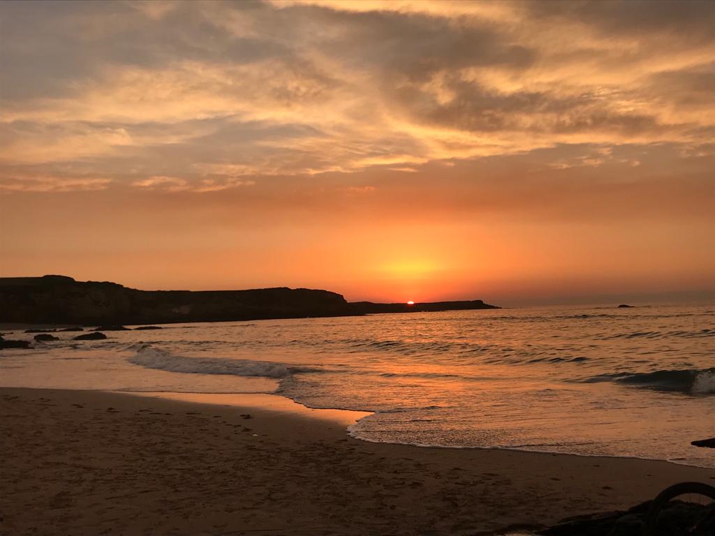 Atardecer playa el Murallón