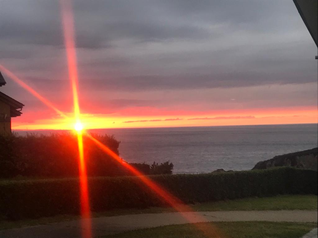 Atardecer en el horizonte