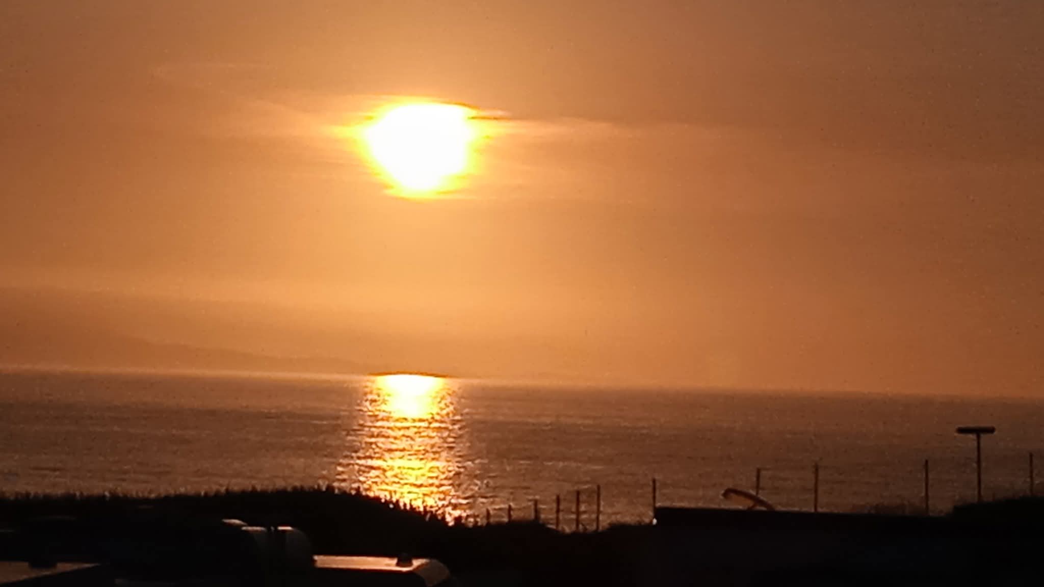 Atardecer horizonte de Tapia