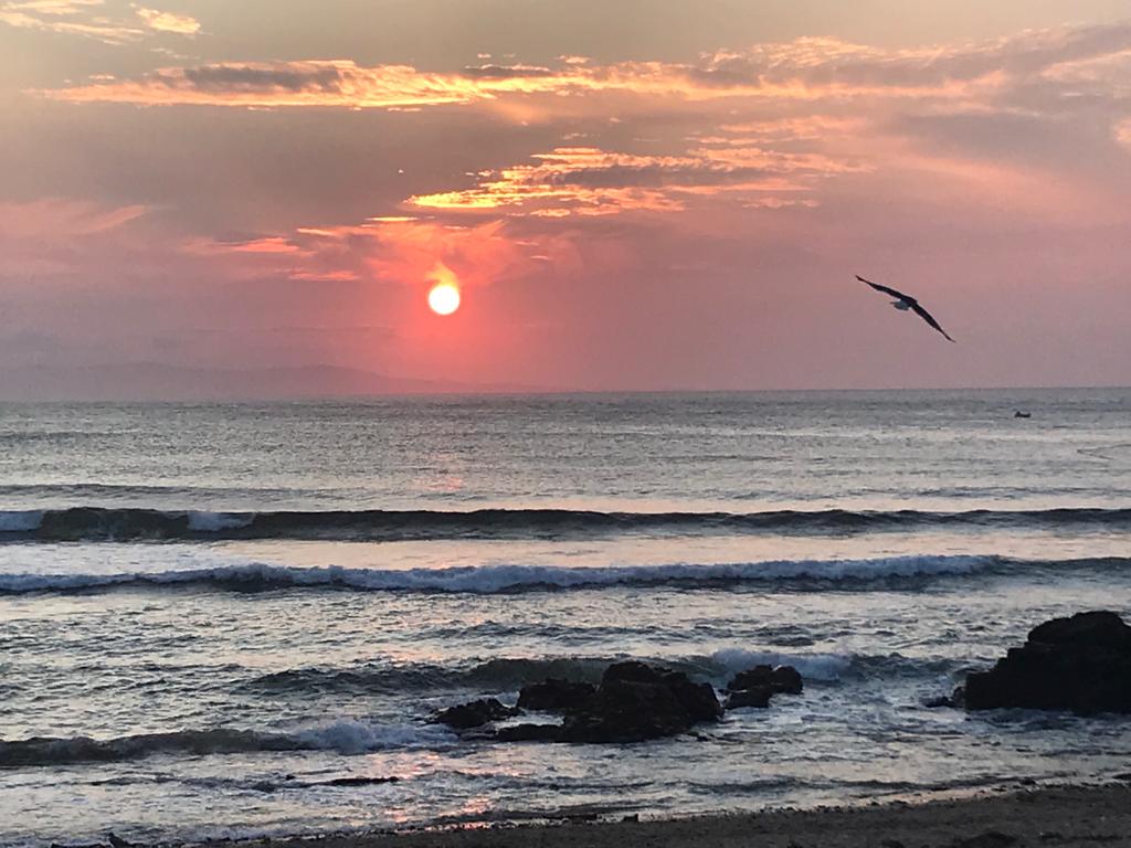 Atardecer en el horizonte