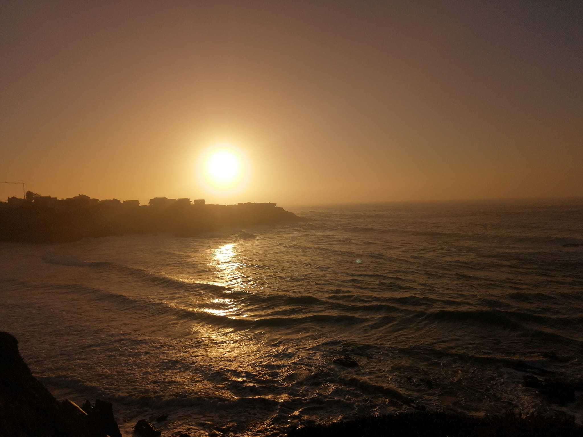 Atardecer sobre la Reburdia