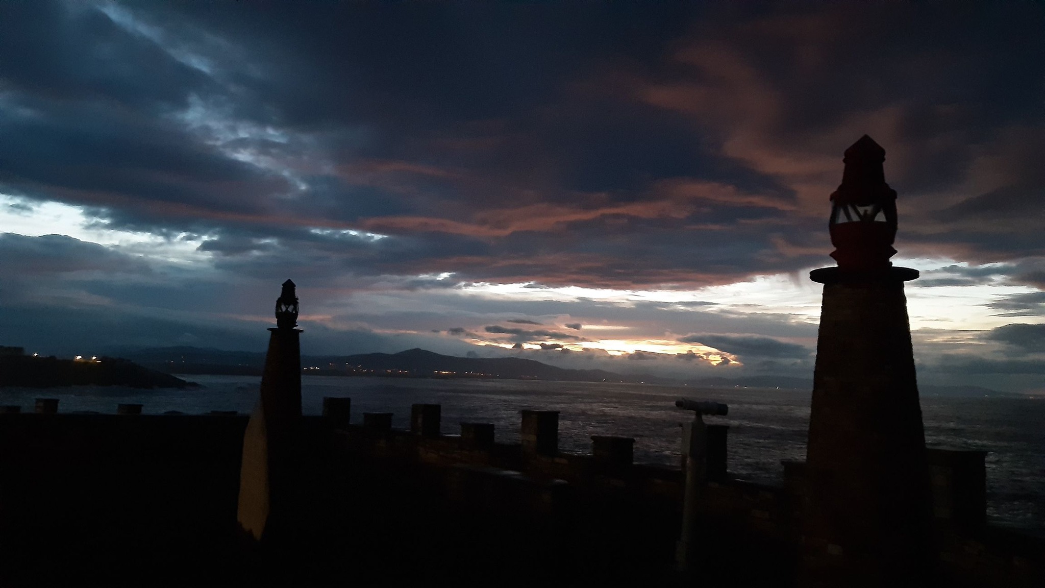 Atardecer desde Os Cañois