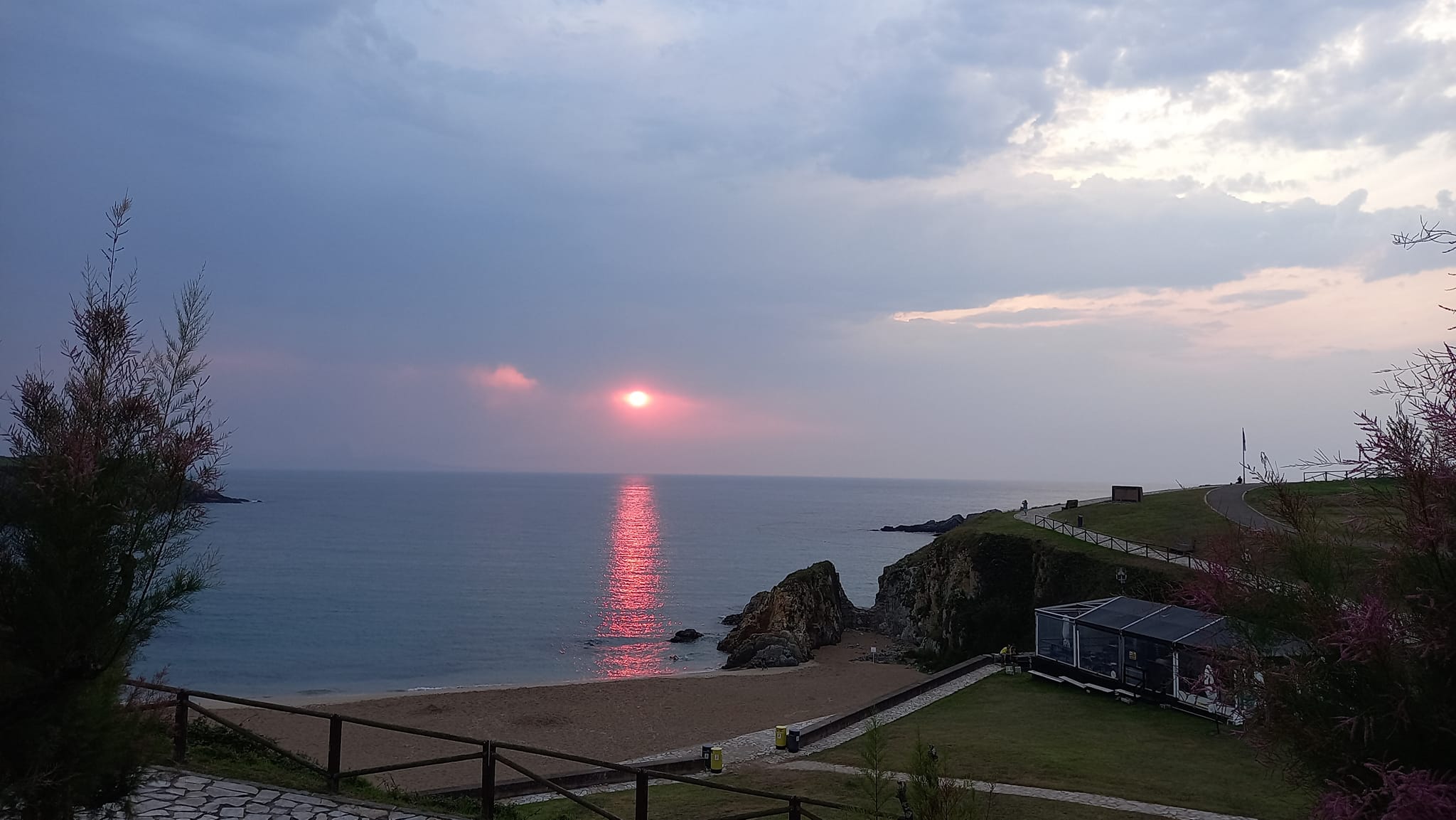 Atardecer playa del Murallón