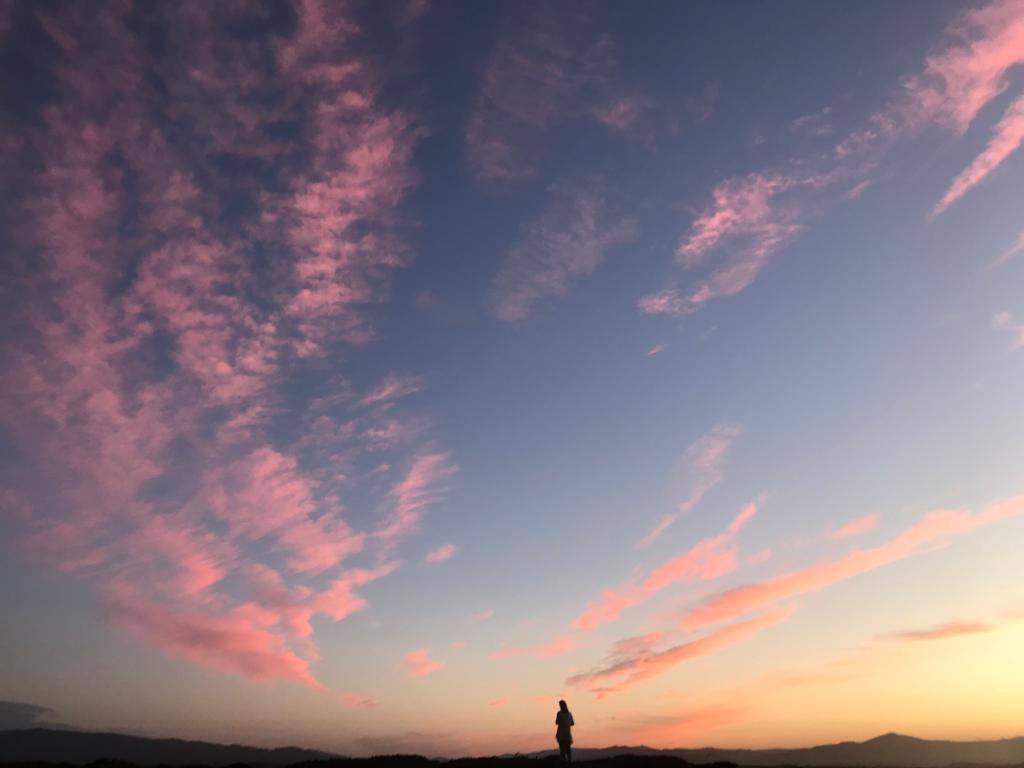 Atardecer cielo tapiego