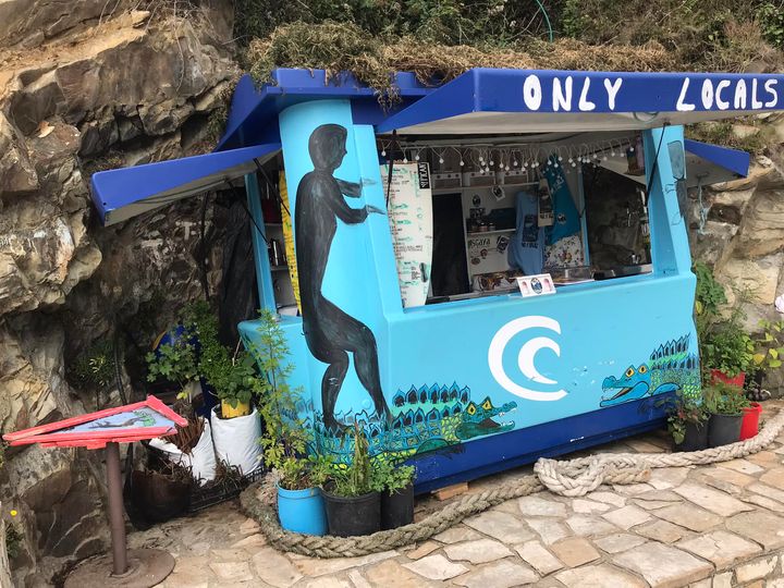 Quiosco de OnlyLocals ubicado en la playa A Ribeiria en Tapia de Casariego