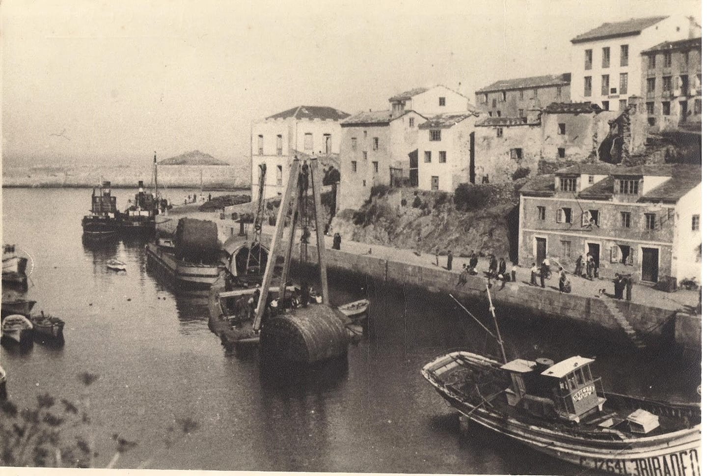 Drenando el puerto de Tapia