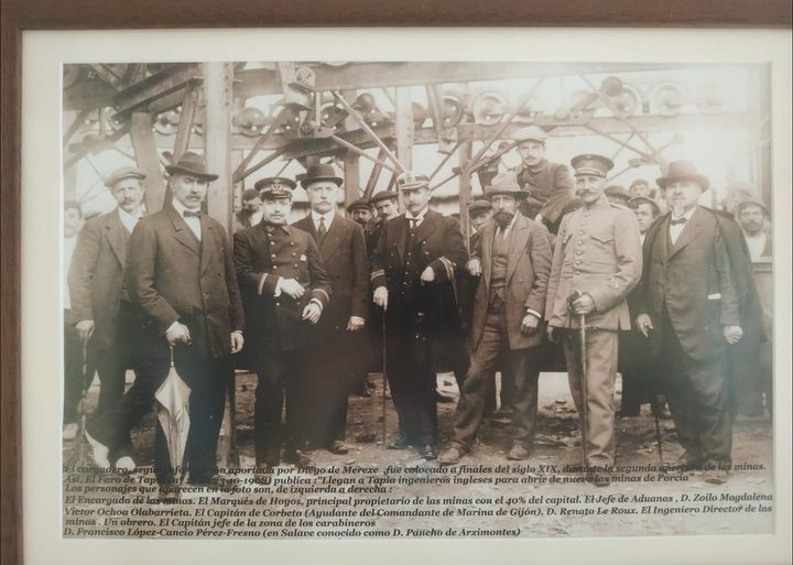 Grupo de ingenieros ingleses en Porcia