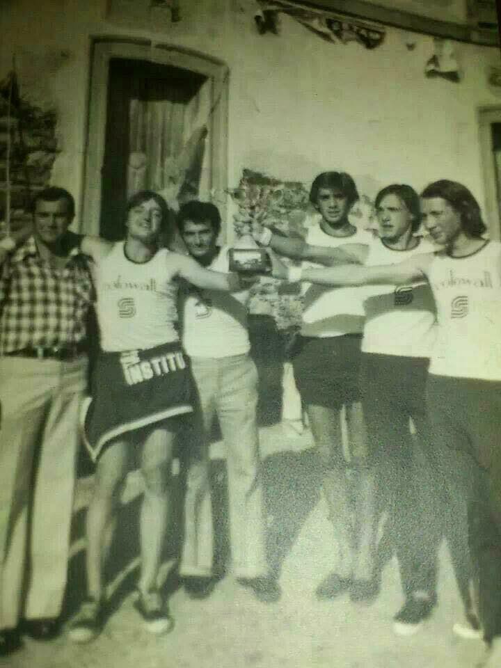 Grupo de remeros de Tapia año 70