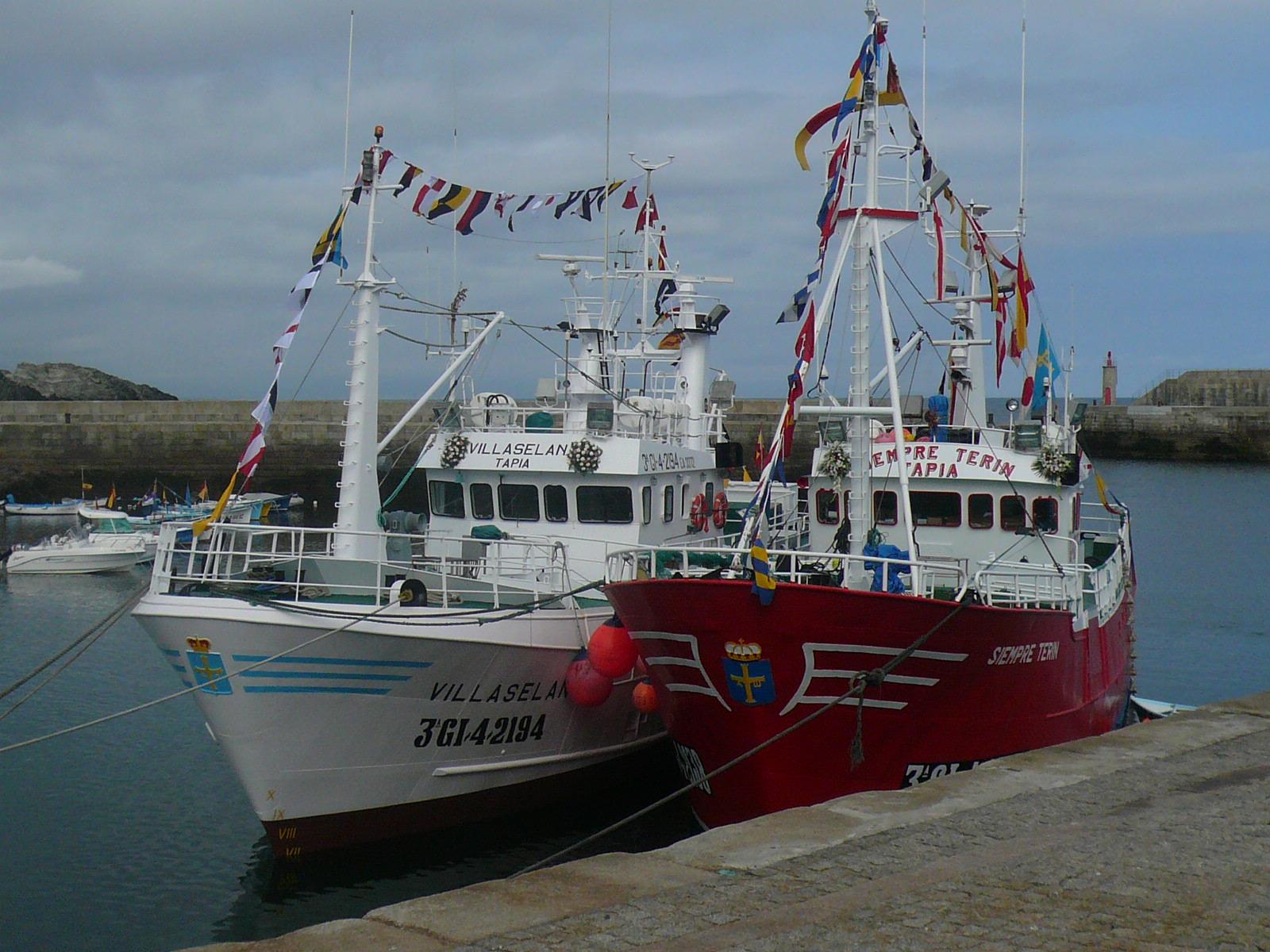 Barcos Siempre Terin y Villaselan en las fiestas del Carmen 2008