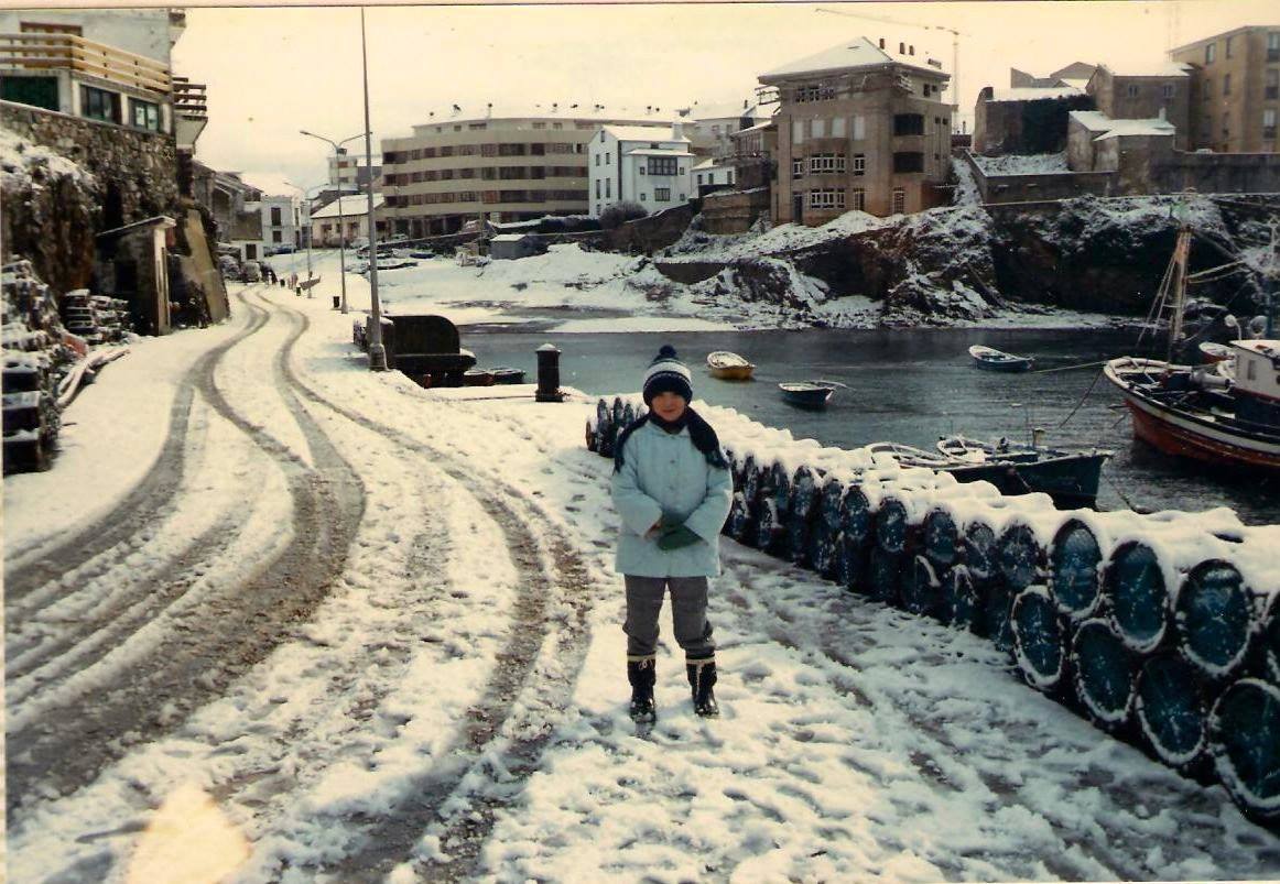 Muelle de Tapia nevado