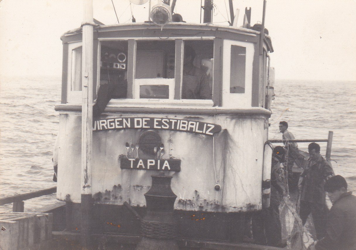 Barco Virgen de Estibaliz surcando los mares