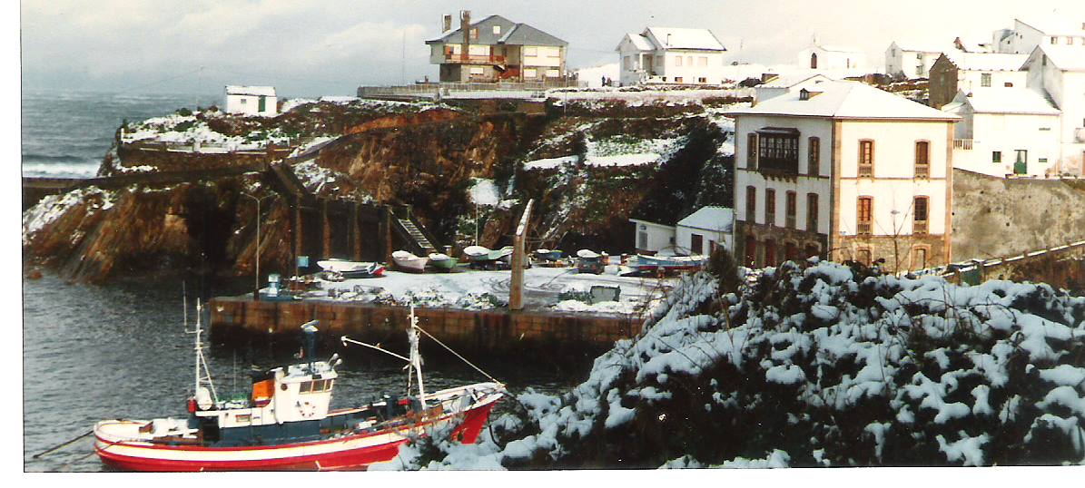 Muelle de Tapia nevado