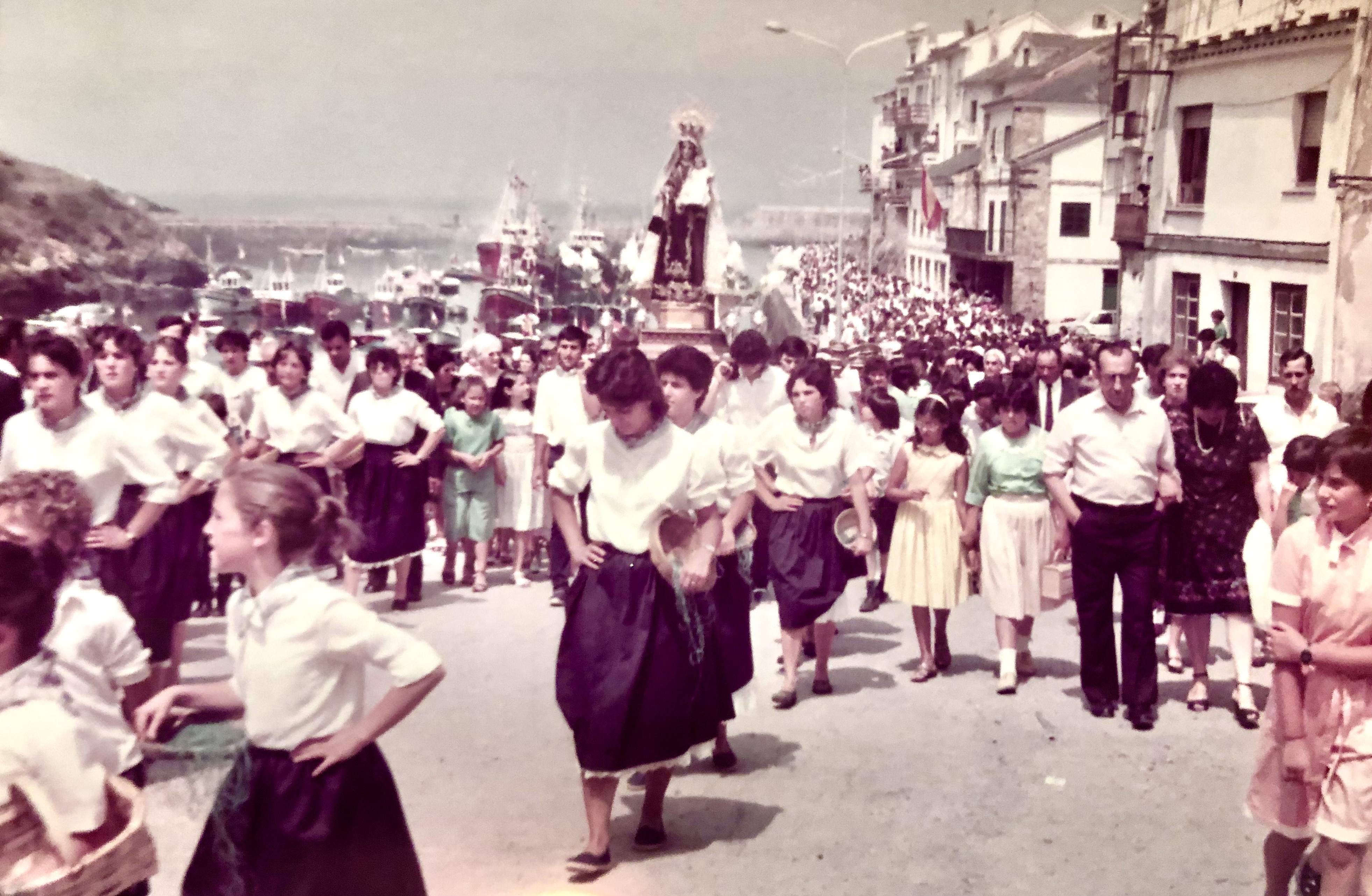 Procesión Virgen del Carmen en Tapia de Casariego