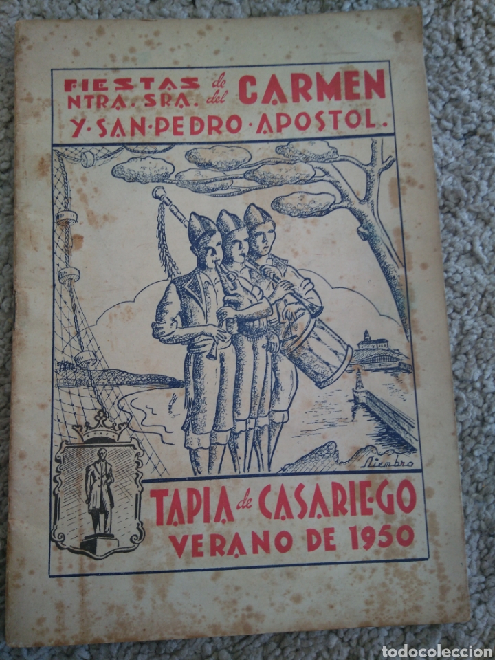 Programa fiestas del Carmen. Tapìa de Casariego