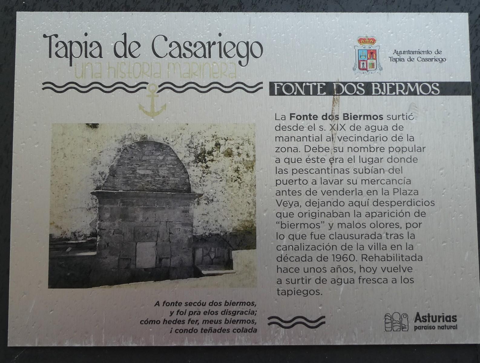 Cartel Fonte dos Biernos