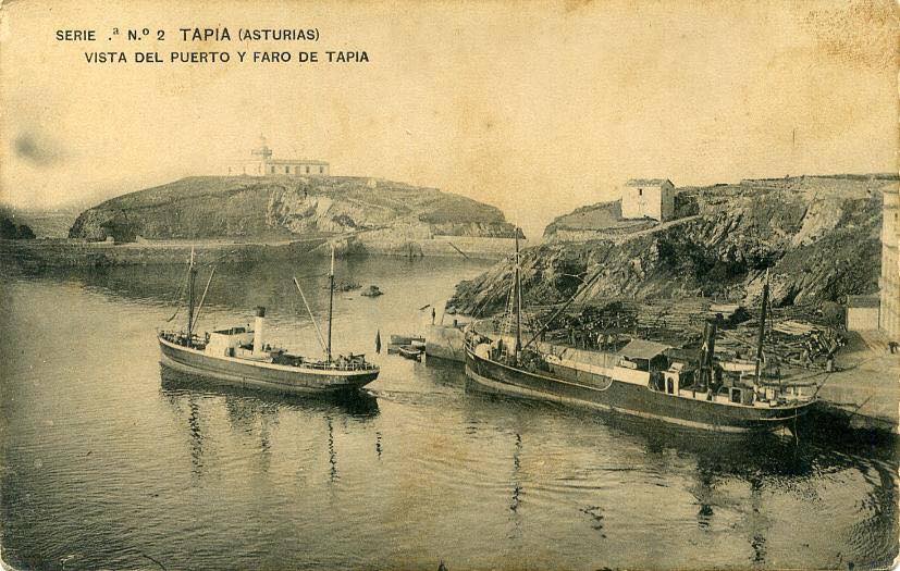 Muelle de Tapia de Casariego vista desde la Guardia